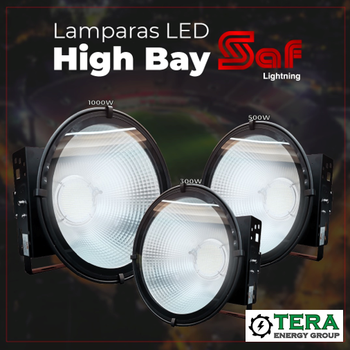 SAF Luminaria LED High Bay 500 Watts 6500K