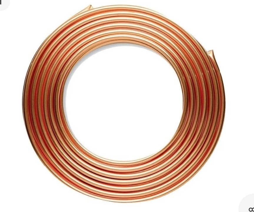 Tubería de cobre flexible 1/2"